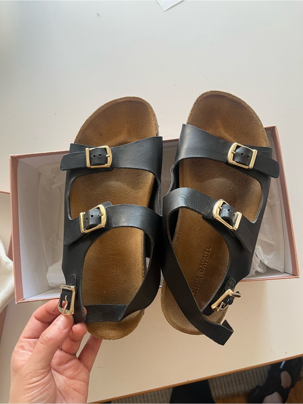 Mansur Gavriel cloud sandal NWB 37
